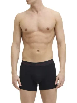 Lot de 3 boxers classiques en coton mélangé multicolore avec des motifs