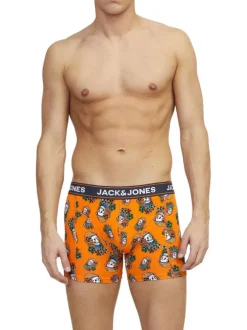 Lot de 3 Boxers classiques en coton multicolore bicolore coupe fermée