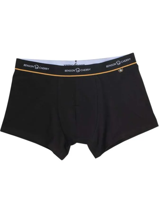 Lot de 2 boxers classiques en coton multicolores avec logo de la marque