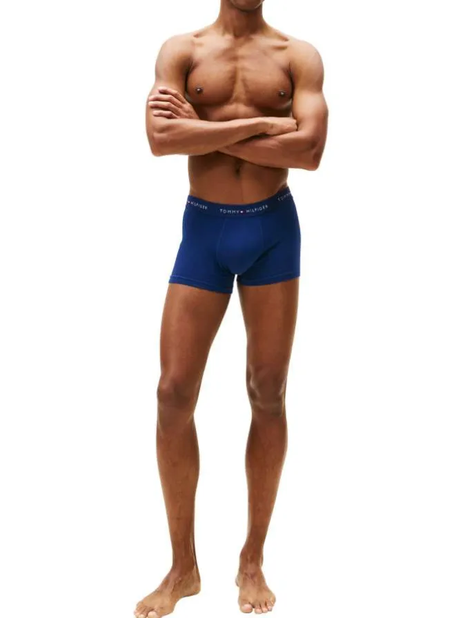 Lot de 3 boxers classiques en coton multicolores avec taille élastiquée