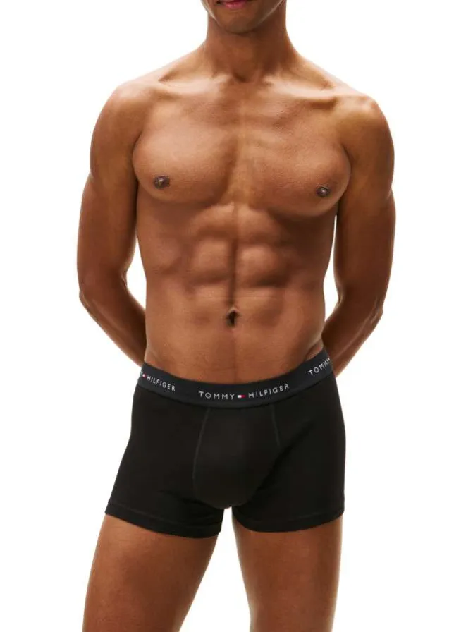 Lot de 3 boxers classiques en coton multicolores avec taille élastiquée