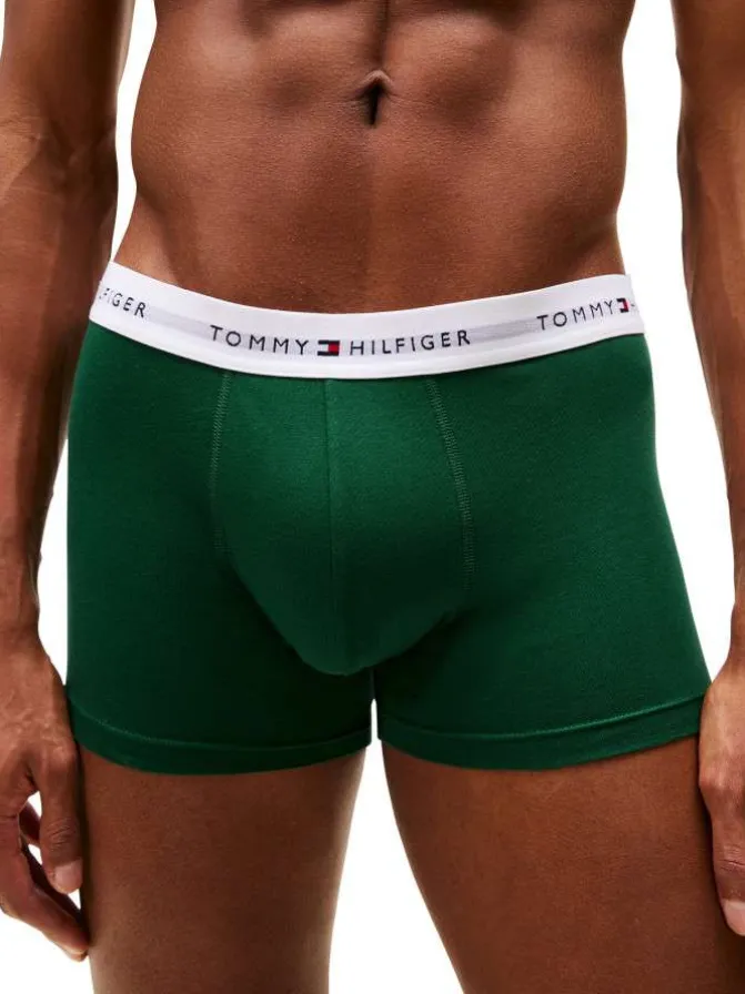 Lot de 3 boxers classiques en coton multicolores avec taille élastiquée