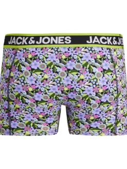 Lot de 3 Boxers classiques en coton multicolore uni coupe fermée