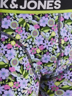 Lot de 3 Boxers classiques en coton multicolore uni coupe fermée