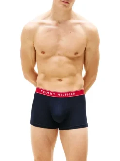 Lot de 3 boxers classiques en coton noirs avec taille élastiquée