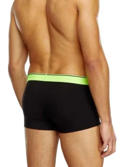 Lot de 3 boxers classiques en coton noirs unis à ceinture différentes
