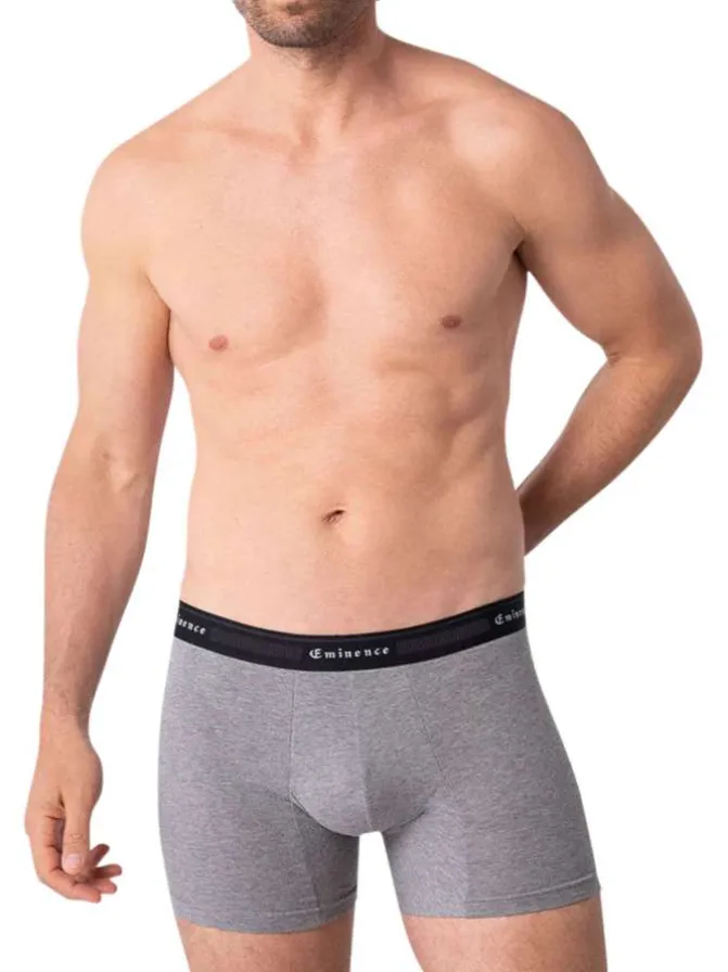 Lot de 3 boxers classiques en coton tricolores avec le nom de la marque