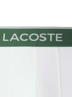 Lot de 3 boxers classiques en coton tricolores chinés avec le nom de la marque