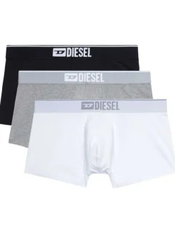 Lot de 3 boxers classiques multicolores en coton stretch avec une taille élastiquée