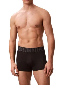 Lot de 3 boxers classiques noirs unis avec une taille élastiquée