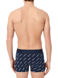 Lot de 3 boxers classiques tricolore en coton à coupe fermée