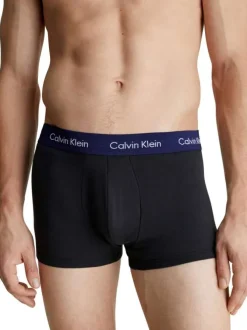 Lot de 3 Boxers court en coton noir uni avec une coupe fermée
