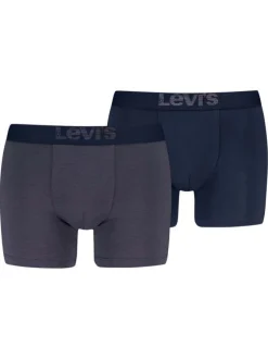 Lot de 2 boxers courts multicolores en coton avec ceinture élastiquée