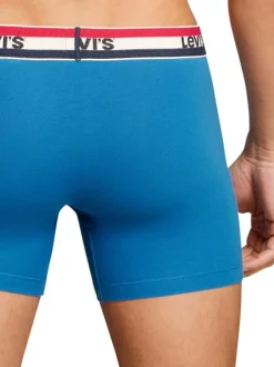 Lot de 3 boxers courts multicolores en coton avec ceinture élastiquée