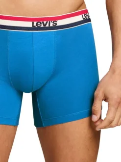 Lot de 3 boxers courts multicolores en coton avec ceinture élastiquée