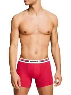 Lot de 3 boxers courts multicolores en coton avec ceinture élastiquée
