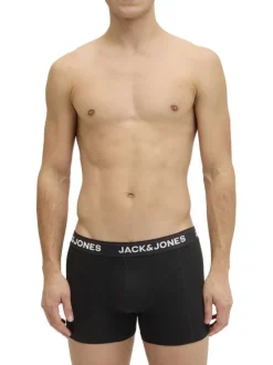 Lot de 3 boxers en coton biologique multicolores pourvus du nom de la marque