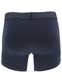 Lot de 2 boxers en coton mélangé classique multicolore uni avec une coupe fermée