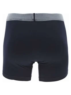 Lot de 2 boxers en coton mélangé classique multicolore uni avec une coupe fermée