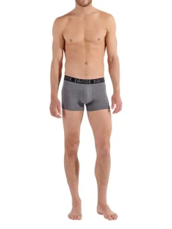 Lot de 3 Boxers en coton multicolore fleuri avec une coupe fermée