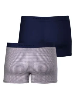 Lot de 2 Boxers en coton multicolores à imprimé et une coupe fermée