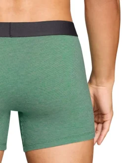 Lot de 2 boxers en coton multicolores pourvus de ceintures élastiquées