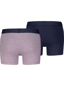 Lot de 2 boxers en coton multicolores pourvus de ceintures élastiquées