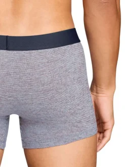 Lot de 2 boxers en coton multicolores pourvus de ceintures élastiquées