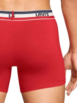 Lot de 2 boxers en coton multicolores pourvus de ceintures élastiquées