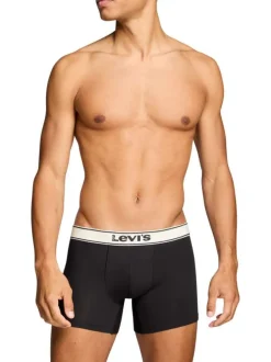 Lot de 2 boxers en coton multicolores pourvus de ceintures élastiquées