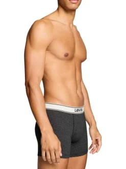 Lot de 2 boxers en coton multicolores pourvus de ceintures élastiquées