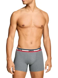 Lot de 2 boxers en coton multicolores pourvus de ceintures élastiquées