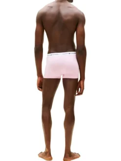 Lot de 3 boxers en coton multicolores pourvus d'une taille élastiquée