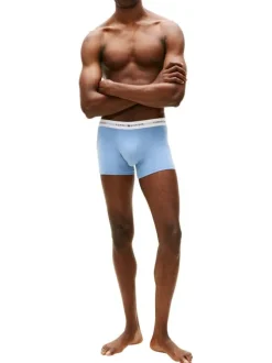 Lot de 3 boxers en coton multicolores pourvus d'une taille élastiquée