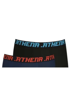 Lot de 5 boxers en coton multicolores unis avec une coupe fermée