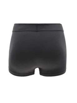 Lot de 3 boxers en coton noirs et gris unis avec logo imprimé