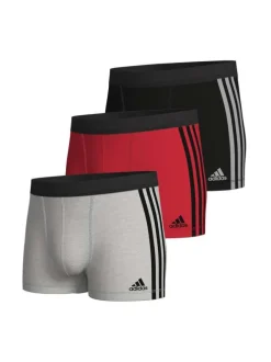 Lot de 3 Boxers en coton tricolore avec une coupe près du corps