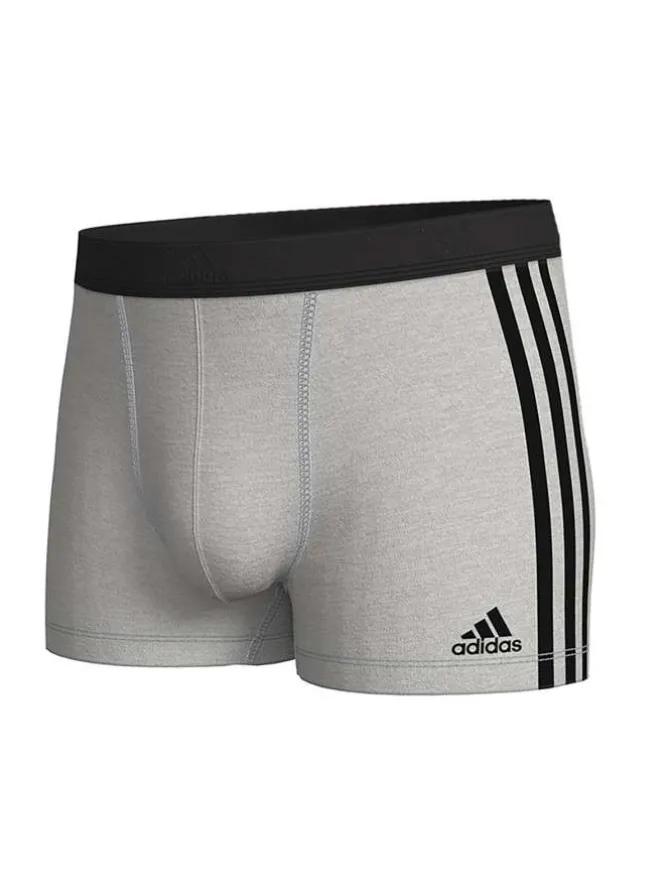 Lot de 3 Boxers en coton tricolore avec une coupe près du corps