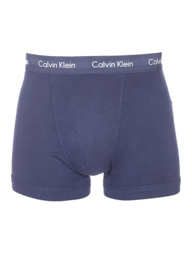 Lot de 3 boxers multicolores en coton avec tailles élastiquées