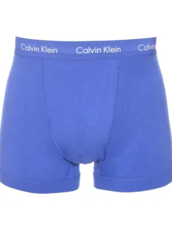 Lot de 3 boxers multicolores en coton avec tailles élastiquées