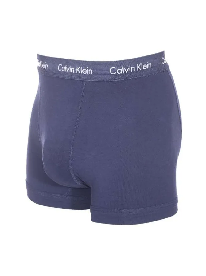 Lot de 3 boxers multicolores en coton avec tailles élastiquées