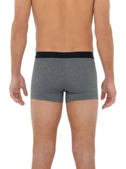 Lot de 3 boxers multicolores en coton à coupe classique avec logos noirs