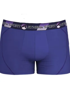 Lot de 3 boxers multicolores unis avec une coupe fermée et taille élastiquée
