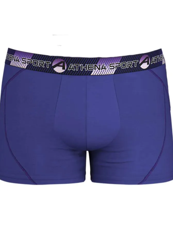 Lot de 3 boxers multicolores unis avec une coupe fermée et taille élastiquée