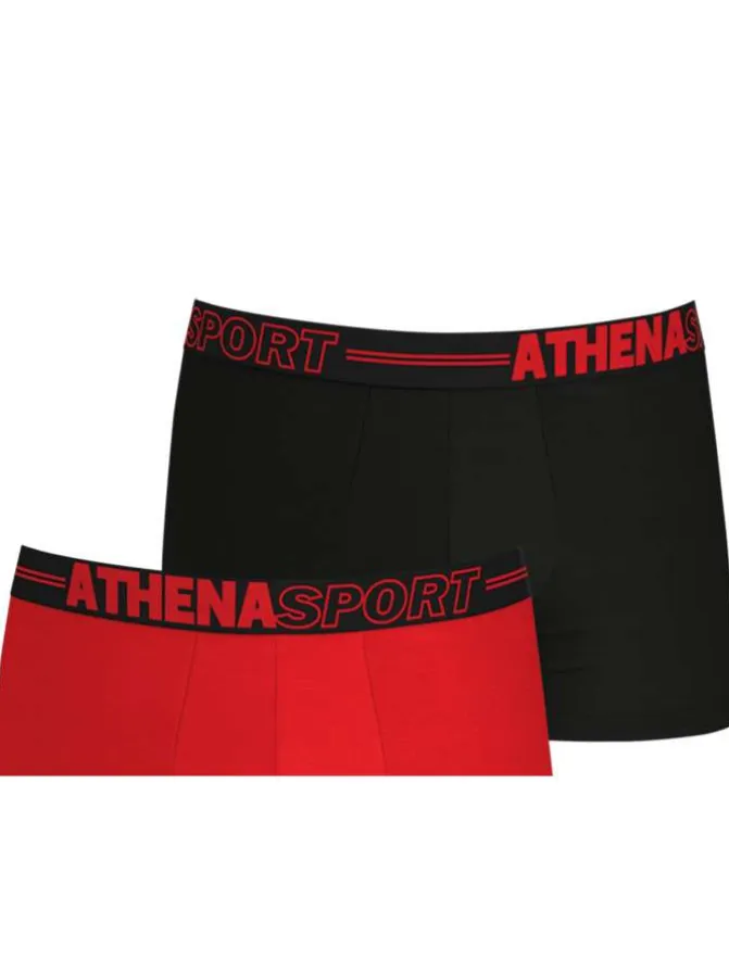Lot de 3 boxers multicolores unis avec une coupe fermée et taille élastiquée