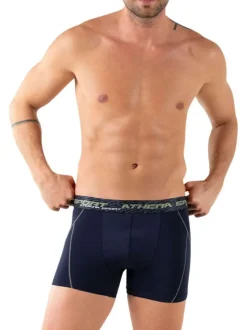 Lot de 3 boxers multicolores unis pourvus d'une taille élastiquée