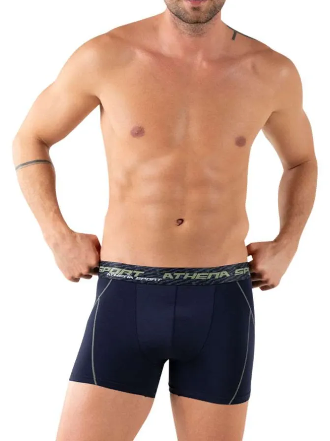 Lot de 3 boxers multicolores unis pourvus d'une taille élastiquée
