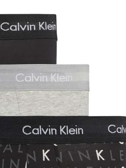 Lot de 3 Boxers noirs avec inscriptions Calvin Klein pour homme en coton