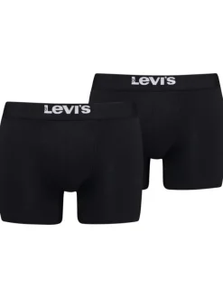 Lot de 2 Boxers noirs en coton biologique avec une ceinture élastiquée