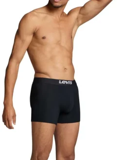 Lot de 2 Boxers noirs en coton biologique avec une ceinture élastiquée